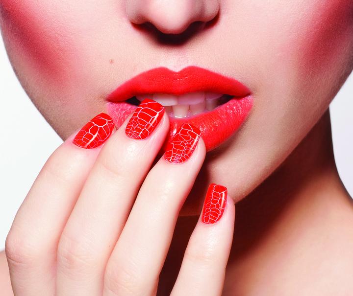 Image du produit Rio Crackle Nails Party Nail Kit ( NCRP) (Bleu, Red, Bourgogne, Vernis couleur)