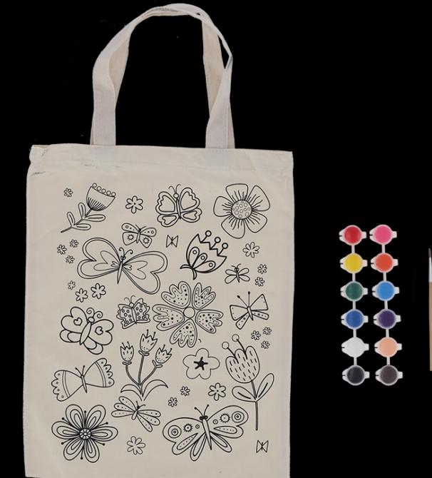 Actual product image Esschert Design Colouring bag "Flowers"