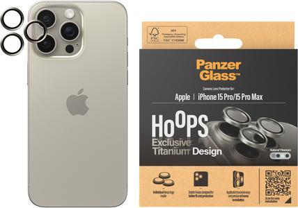 Actual product image PanzerGlass Hoops Camera Lens Protector (1 Piece, Apple iPhone 15 Pro, Apple iPhone 15 Pro Max)