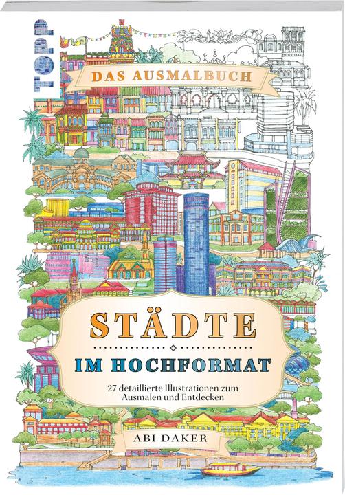 Image du produit Villes en format vertical - le livre de coloriage