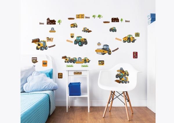 Image du produit Walltastic PROMO Wall stickers set JCB Muddy Friends 44722 34x46cm p12 (34 x 46 cm)
