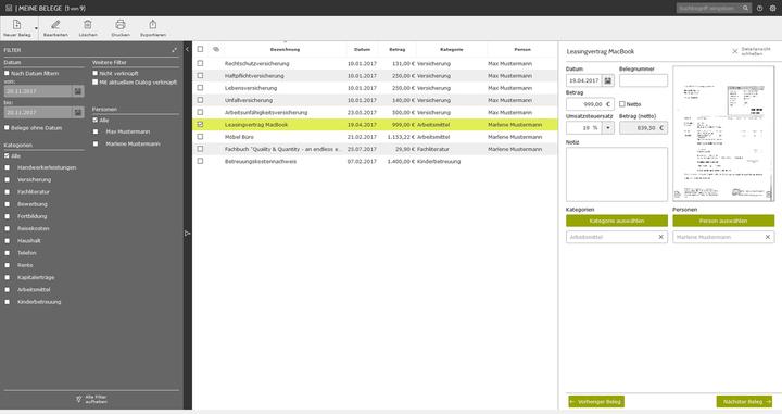 Produktbild Lexware TAXMAN 2023 Für Selbstständige 1 license(s) (1 User, 12 Monate)