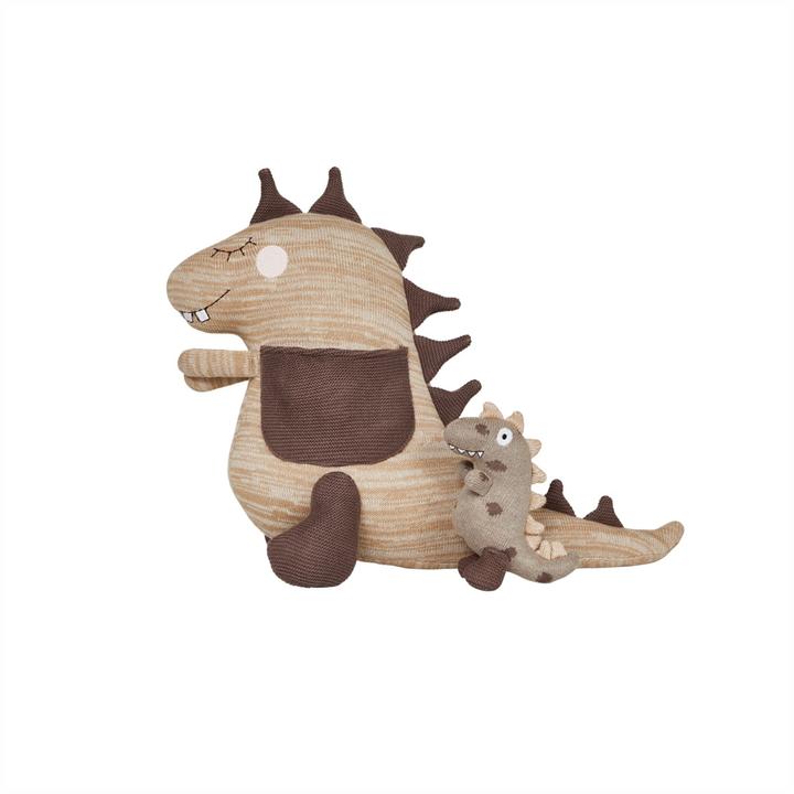 Actual product image Oyoy Cuddly toy Dina & Bobo 44 cm, Brown (30 cm)