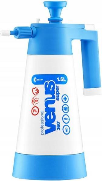 Actual product image Kwazar Venus Super PRO+ 360 degree VITON pump sprayer 2 litres - Pressure sprayer with VITON seal for pro (2 l)