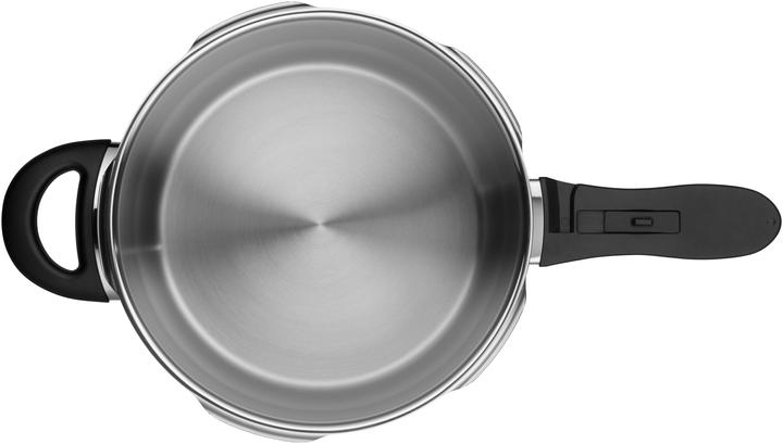 Actual product image WMF Pressure cooker 3tlg 4,5+3l large cooking signal Perfect Plus Induction (22 cm, Pan set + pot set, Stainless steel)