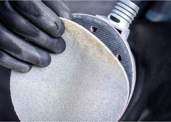 Actual product image Bosch Professional Zubehör EXPERT M480 Sanding net for random orbital sander, 150 mm, G 320, 5 pieces (320)