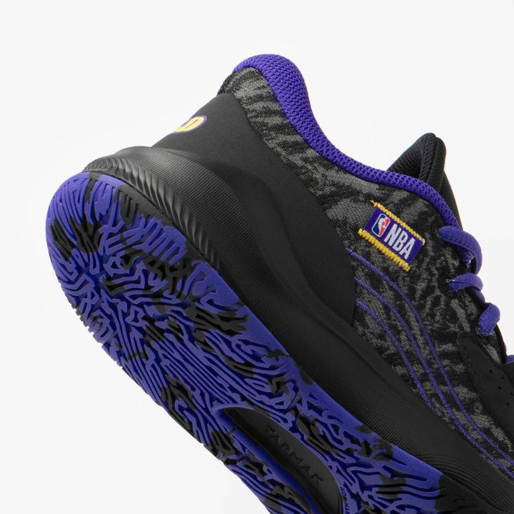 Actual product image Tarmak Kids Basketball Shoes Low NBA Lakers - Fast 900 Low-1 black