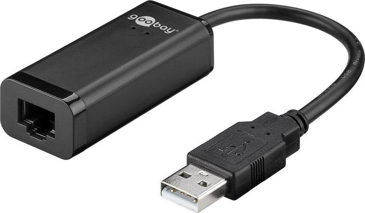 Immagine prodotto Goobay USB 2.0 Fast Ethernet Network Converter, Nero, 0.1 m (0.10 m)