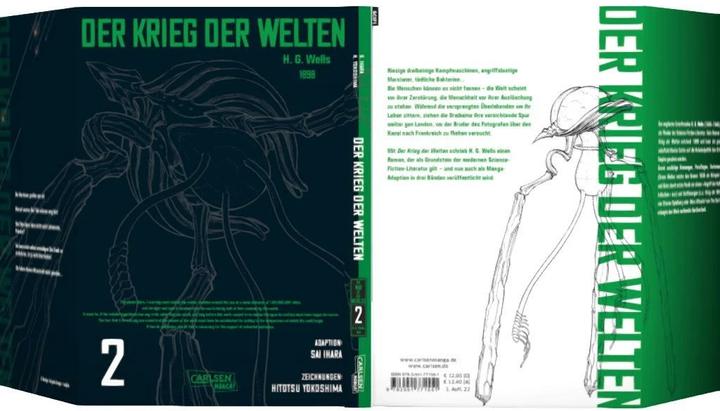 Image du produit H.G. Wells - Der Krieg der Welten 2 (Allemand, H. G. Wells, Ihara Sai, 2022)