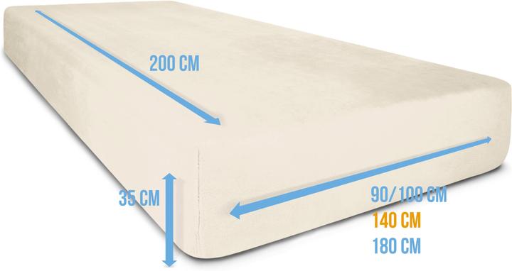 Image du produit Aspero Drap-housse en flanelle PERPIGNAN (140 x 200 cm)
