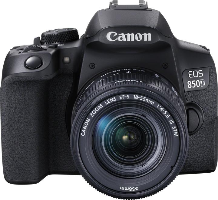 Produktbild Canon EOS 850D + EF-S 18-55mm f (18 - 55 mm, 24.20 Mpx, APS-C / DX)