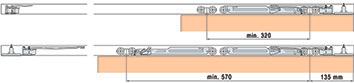 Actual product image HAWA Retraction damping for -PORTA 60/100 / DIVIDO 100