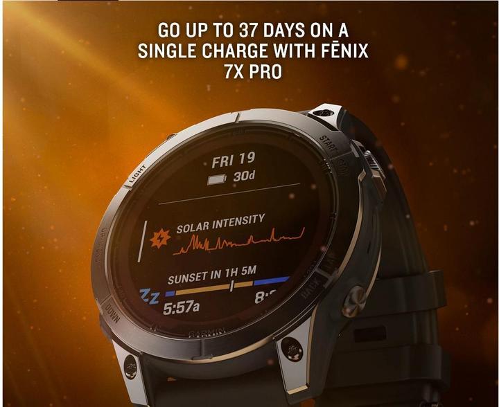 Immagine prodotto Garmin Fenix 7 Pro Solar (47 mm, Solo WiFi)