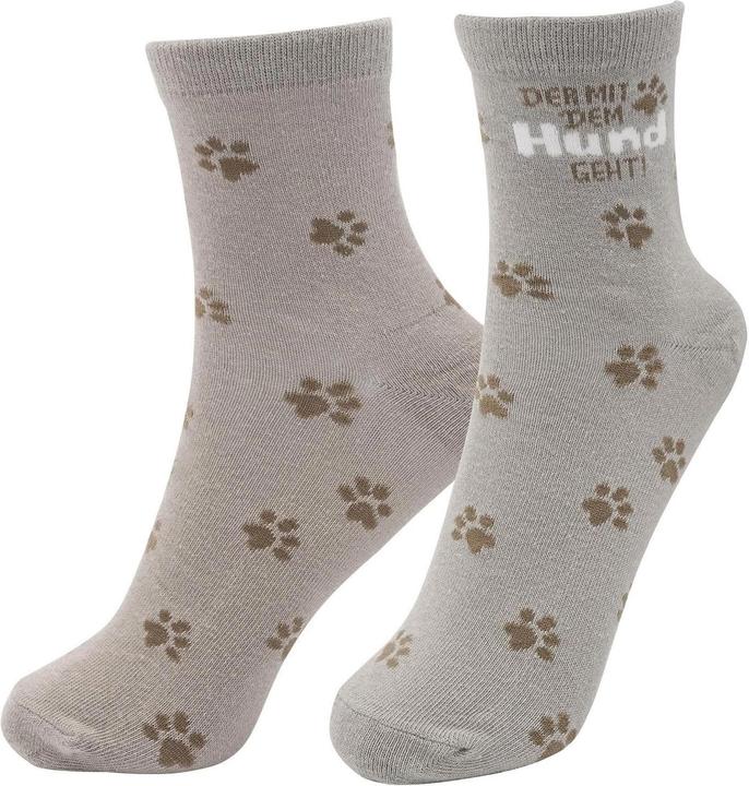 Actual product image Sheepworld Socks The one with the dog size 41 - 46, washable (40 degrees) (Single pack, 41 - 46)