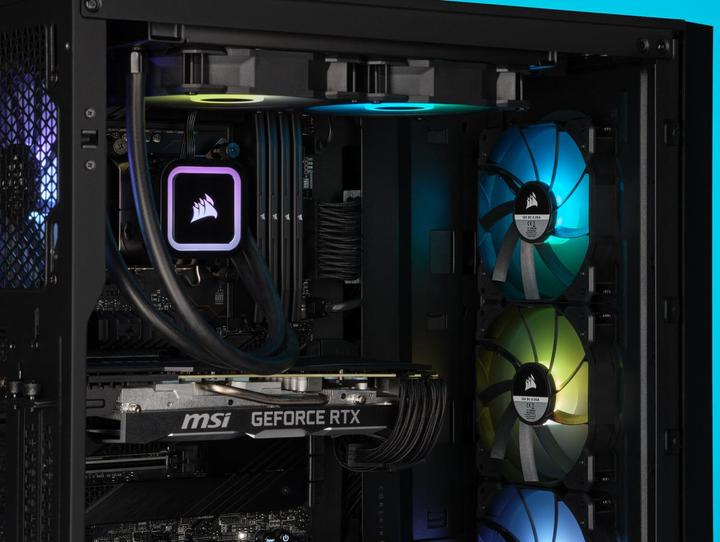 Actual product image Corsair H100x RGB Elite