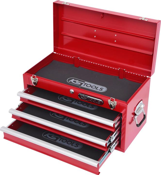 KS Tools Tool chest with 3 drawers, LxWxH 520x260x302 mm, red (3 x)