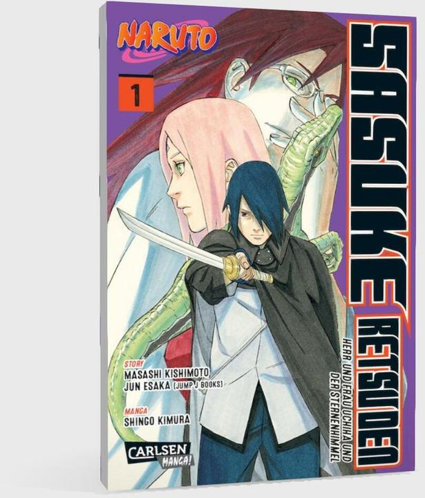 Actual product image Naruto - Sasuke Retsuden: Herr und Frau Uchiha und der Sternenhimmel (Manga) 1 (German, Jun Esaka, Masashi Kishimoto, 2024)