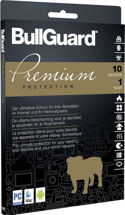 Produktbild BullGuard Premium Protection 2020 (10 User, 12 Monate)