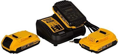 Immagine prodotto DeWalt Caricatore DEVAL DCB115 + 2x2.0Ah DCB115D3 (18 V)