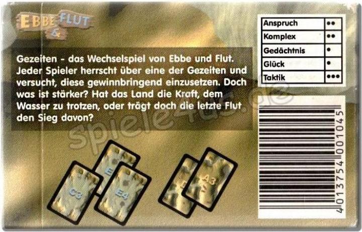 Image du produit ADL01045 - Ebb & Flut - Jeu de cartes (GB, DE, FR), pour 1 à 2 joueurs, à partir de 10 ans (Anglais)