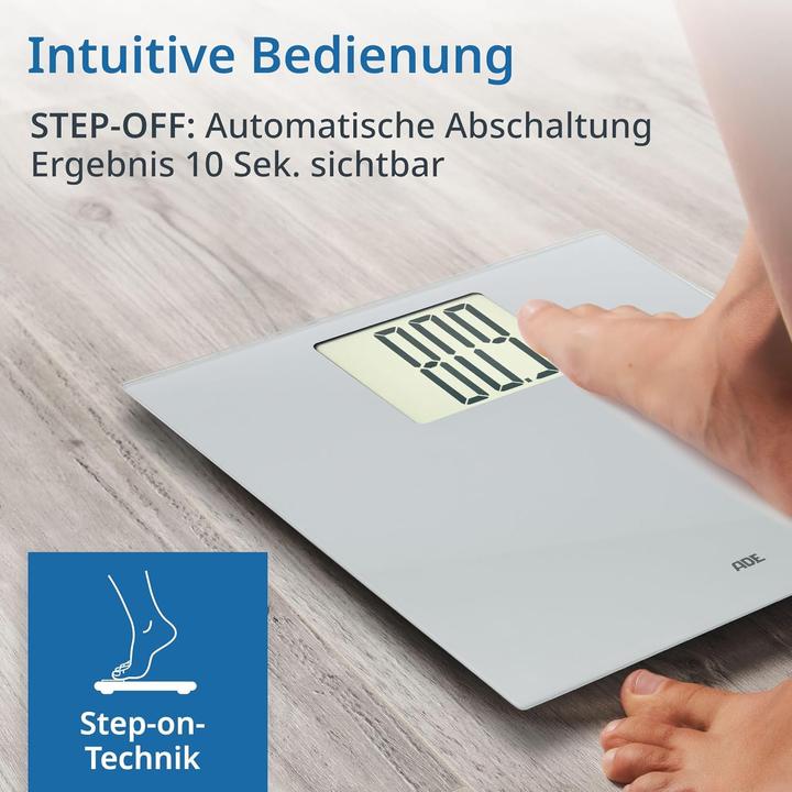 Actual product image ADE Digitale Körperwaage mit grossem Display (200 kg)