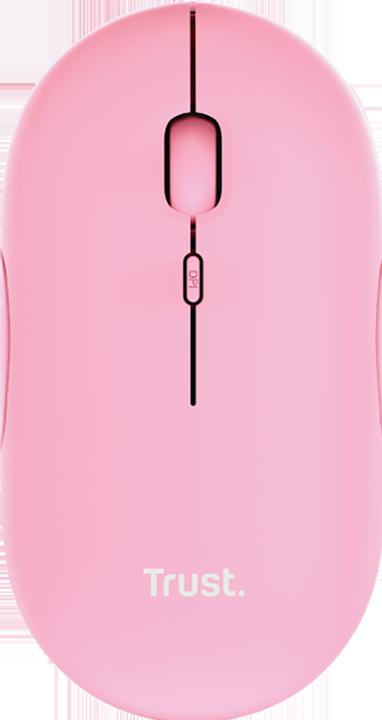 Actual product image Trust Mouse Puck Rechargeable Pink (Wireless)