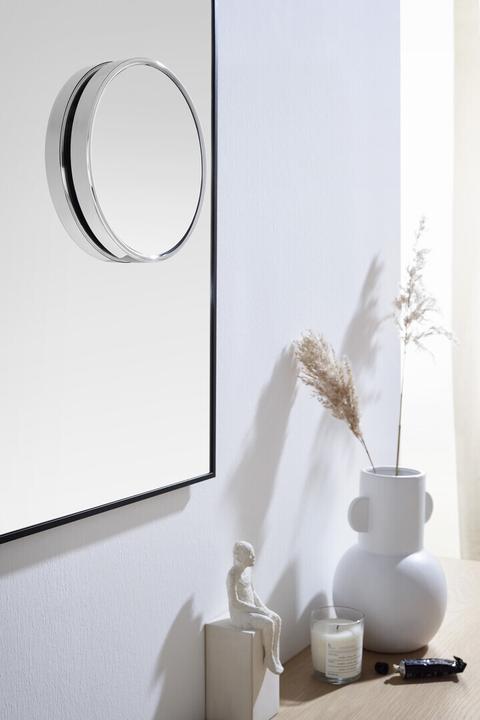 Actual product image Emco pure cosmetic mirror, for gluing, 3-fold, D=153mm, 109800126