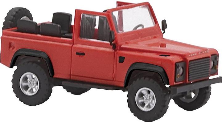 Produktbild Busch 54390 H0 PKW Modell Land Rover Defender 90 offen, Rot