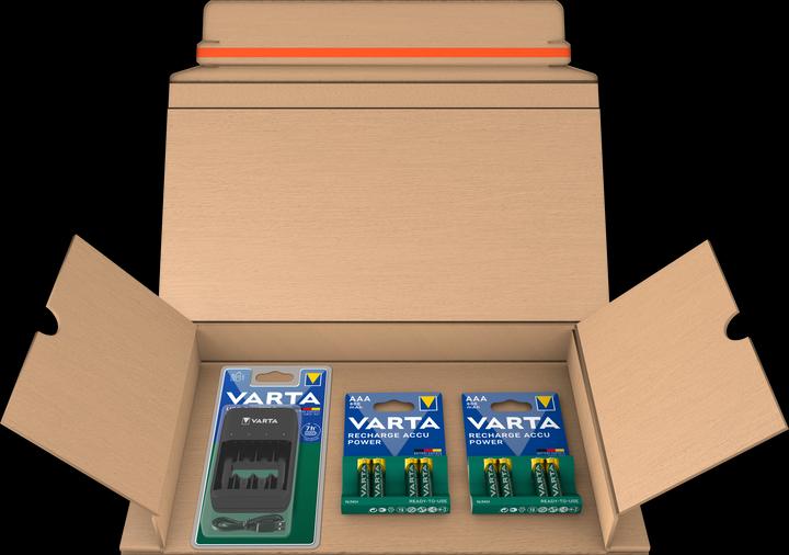 Image du produit Varta Akku Power Set - Charger + 2x4 AAA 800mAh (4 pcs, AAA, 800 mAh, Piles rechargeables + chargeur)