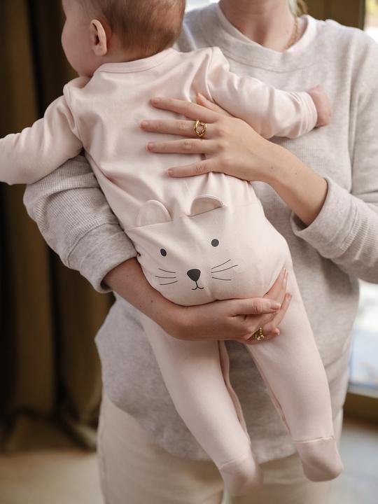 Produktbild Vertbaudet Bio-Kollektion: Baby Strampler mit Katze