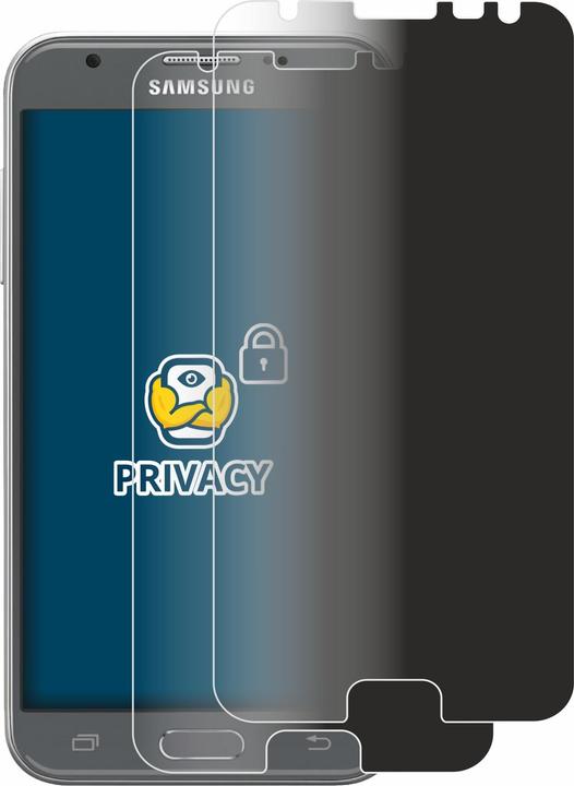 Productafbeelding BROTECT Anti-spionnetje privacyfolie Beschermfolie tegen blauw licht (2 Stuk, Samsung Galaxy J3 2017 (VS-versie))