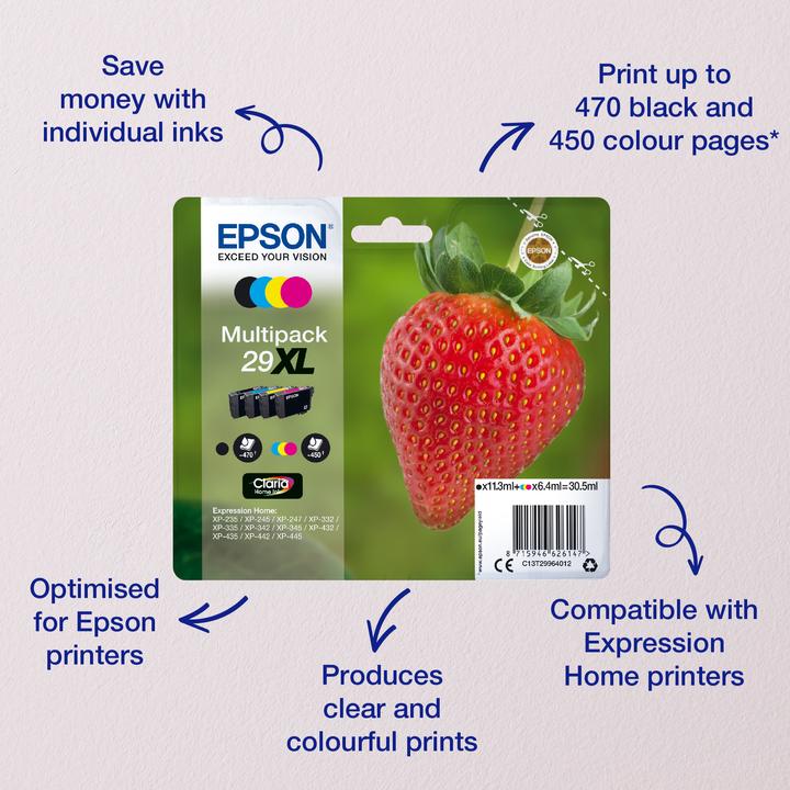 Actual product image Epson 29XL Claria Home (C)