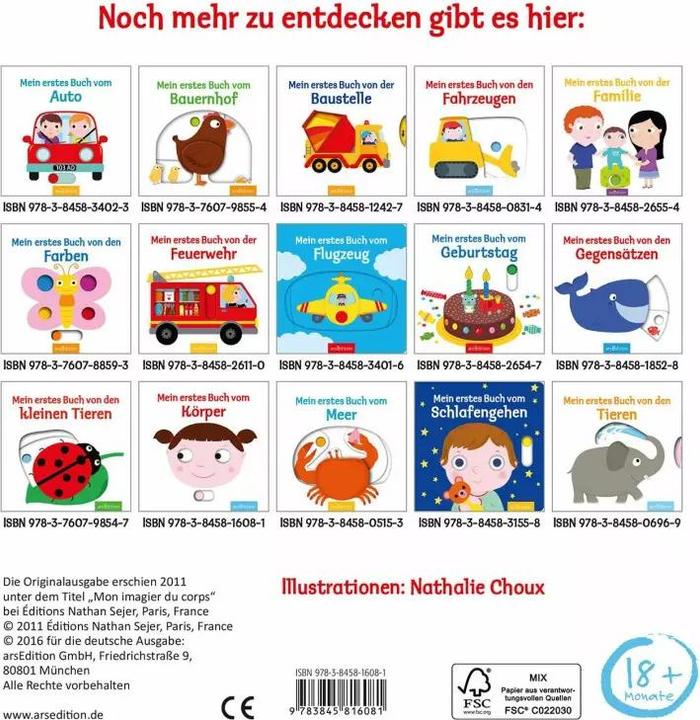 Produktbild Mein erstes Buch vom Körper (Deutsch)