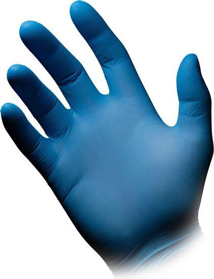 Productafbeelding Med-Comfort Wegwerphandschoen Blauw Eco-Plus Nitril Poedervrij XL, 90 st. (XL)