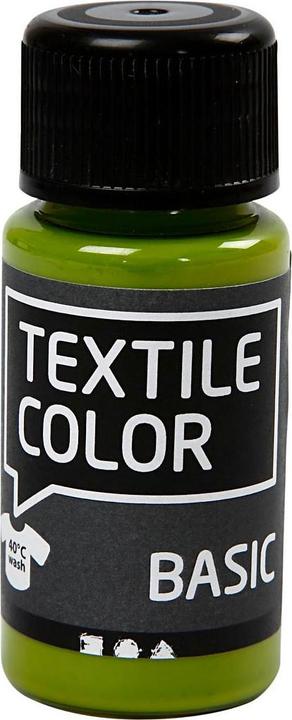 Creativ Company Textilfarbe Halbdeckende Textilfarbe – Kiwi, 50 ml (Kiwi, 50 ml)