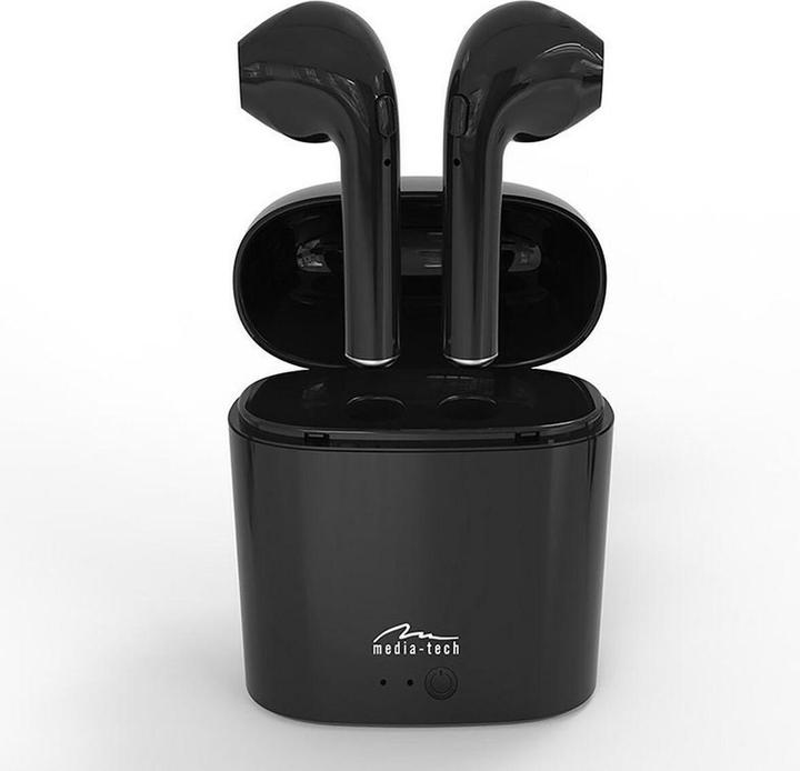 Produktbild Media-Tech MT3589K R-Phones TWS black (1.50 h, Kabellos)