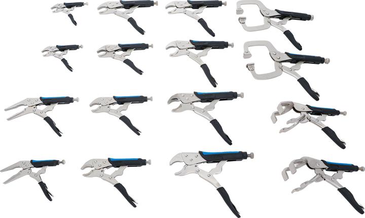 Actual product image BGS Body grip pliers set (185 mm)