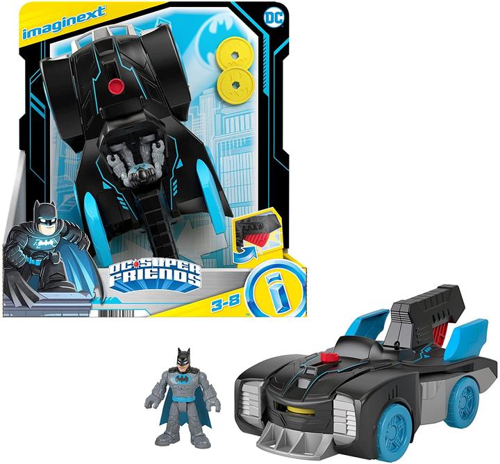 Actual product image Mattel Bat-Tech 2-in-1 Batmobile & Batwing