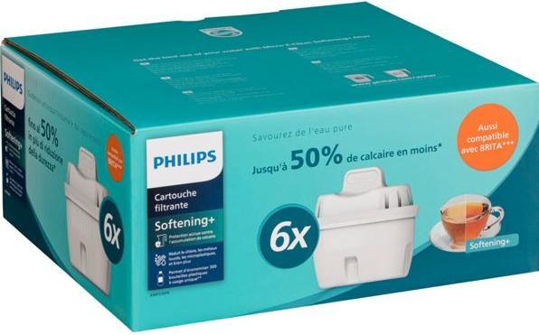 Image du produit Philips AWP230P6/31 Cartouches filtrantes Softening+ 6-pack (6 x)