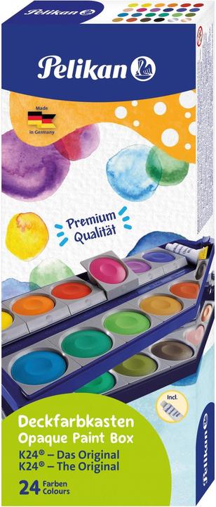 Actual product image Pelikan Cover ink duct 735 K/24 (Black, Turquoise, White, Orange, Lilac, Violet, Beige, Green, Grey, Blue)