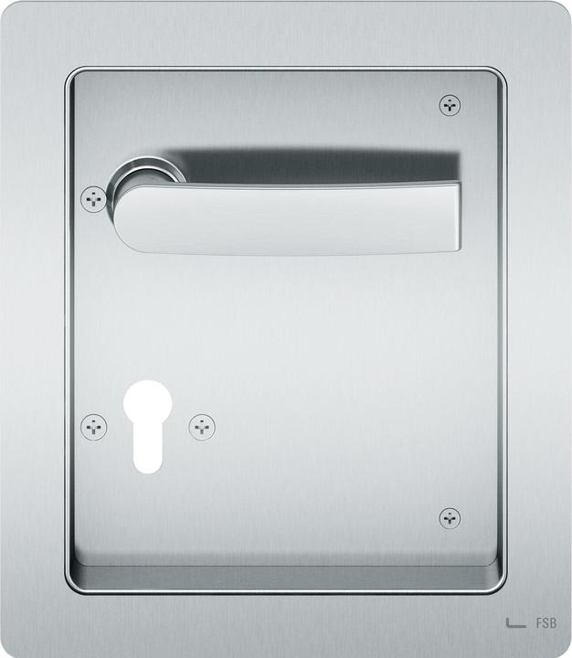 Actual product image FSB FSBGym cover 77 7952 - 200 x 230, right, PZ 72, VK 9, stainless steel (Door set)
