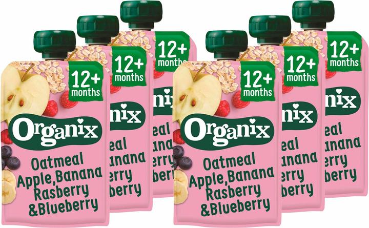 Produktbild Organix Himbeere, Heidelbeere & Haferflocke (100 g)