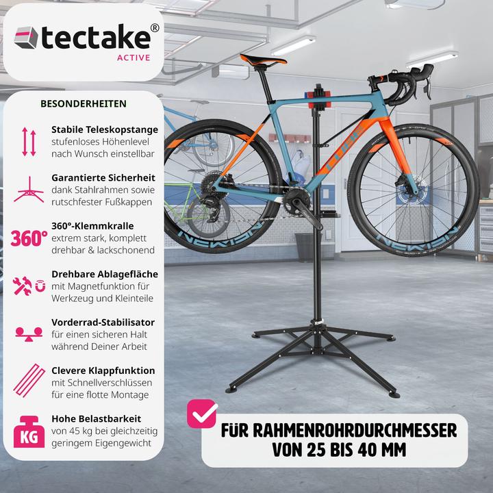 Immagine prodotto tectake Supporto di montaggio per biciclette