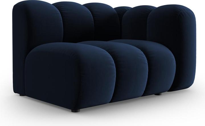 Actual product image Micadoni Velvet Modul Right, "Lupine", 1 Seat, 115x95x70Made in Europe (1-seater, Modular sofa)