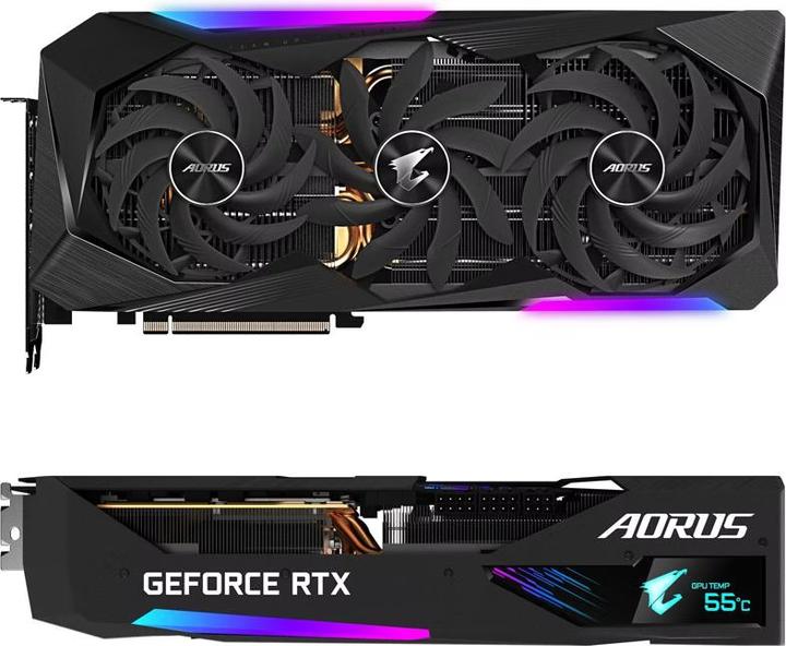 Actual product image Gigabyte AORUS GeForce RTX 3070 MASTER 8G (8 GB)