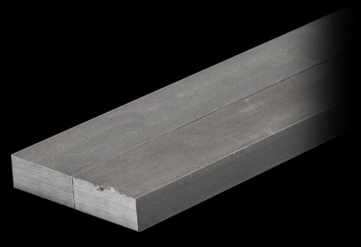 Immagine prodotto Brütsch-Rüegger Metals Profilo piatto in acciaio lucido, 80,00 x 10,00 mm (2 x 1,5 m)