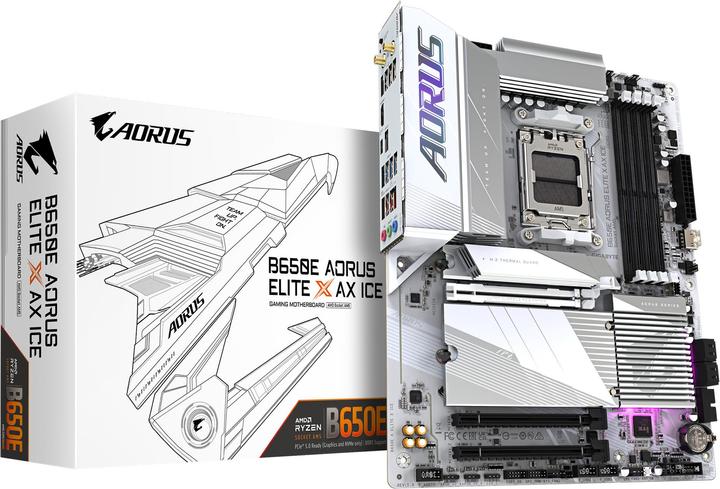 Gigabyte B650E AORUS Elite X AX ICE (AM5, AMD B650E, ATX)