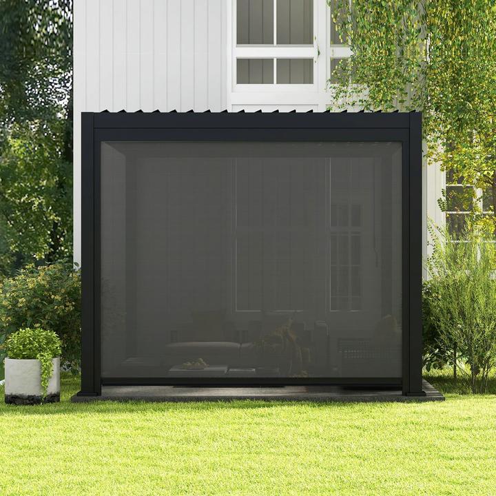 Actual product image Leco Rollo 4 m zur Lamellenpergola DELUXE anthrazit (400 cm, 370 cm)