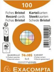 Immagine prodotto Exacompta Schede di valutazione (74 x 105 mm, 205 g/m², 100 x)