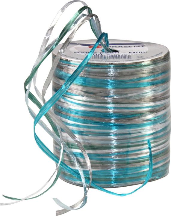 Immagine prodotto Pattberg Nastro regalo Raffia Pearl 50 m, tonalità blu (Nastro da regalo, 1 x)